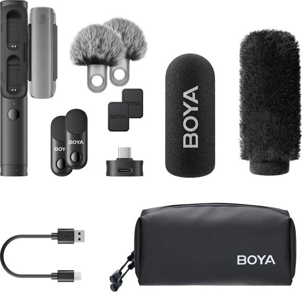 BOYA Magic Al-Powered Transformable Mini Wireless Mikrofon - SKU05 - Resim 7