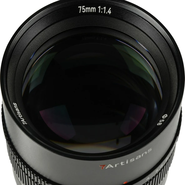 7Artisans 75mm F1.4 FullFrame Sony (E Mount)Lens - Resim 4