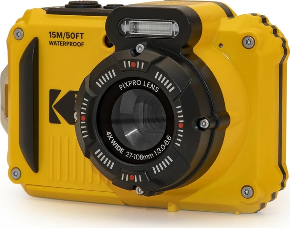 Kodak Pixpro WPZ2/4x Yakınlaştırma Su Altı Fotoğraf Makinesi ürün görseli 1