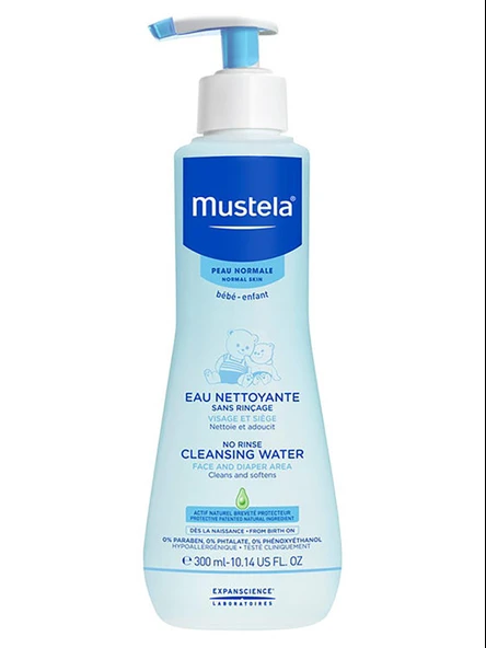 Mustela Cleansing Water Durulama Gerektirmeyen Temizleme Sıvısı 300 ml ürün görseli 1