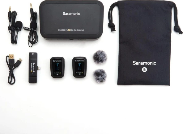 Saramonic Blink500 Prox B4 Ios Uyumlu 2 Kişilik Kablosuz Yaka Mikrofonu ürün görseli 1