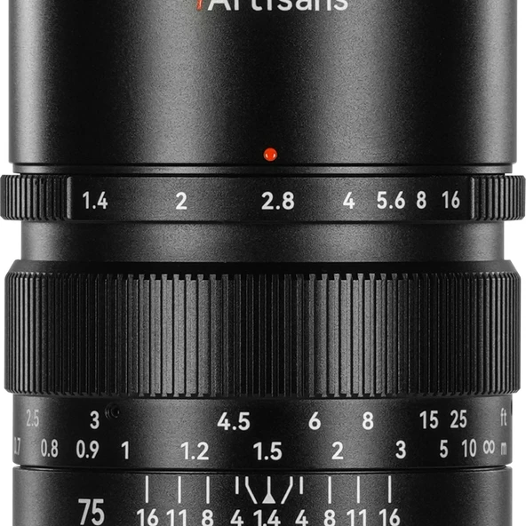7Artisans 75mm F1.4 FullFrame Sony (E Mount)Lens ürün görseli 1
