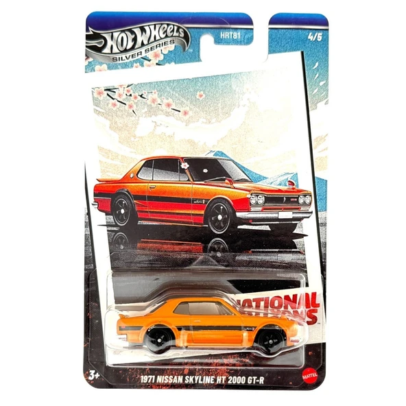 Hot Wheels Vintage Silver Series Arabalar - 1971 Nissan 2000 GT-R ürün görseli 1
