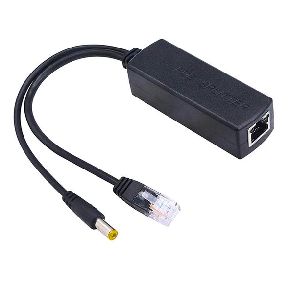 PowerMaster PD48V IP Kamera POE Kablosu Aktif Poe Enjektör Splitter ürün görseli 1