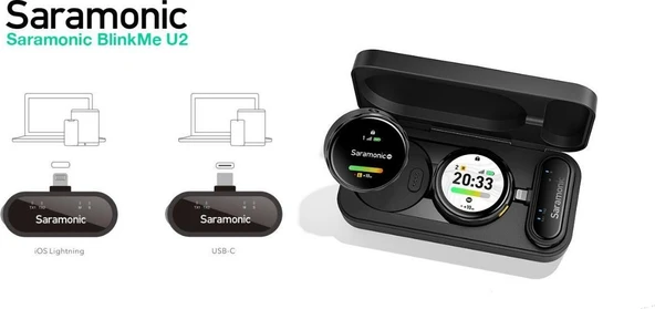 SARAMONIC BLINKME U2 KABLOSUZ MİKROFON - Resim 5