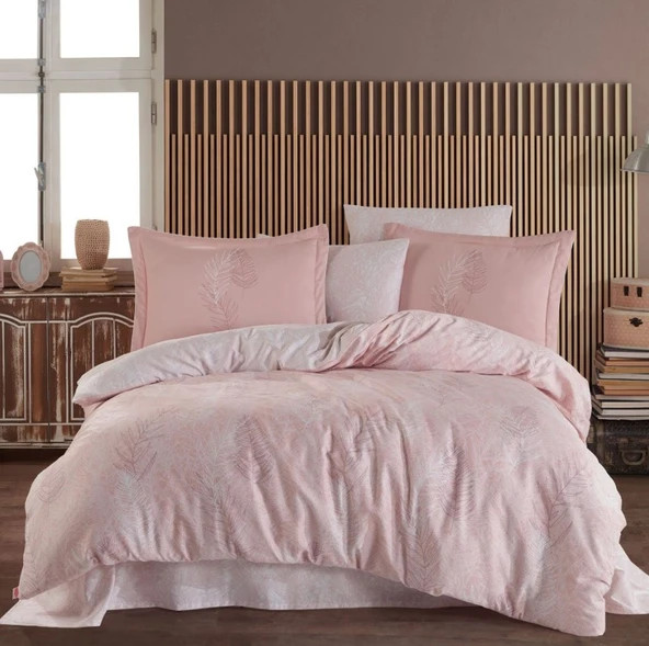 Çift Kişilik Saten Nev Fiona Pudra ürün görseli 1