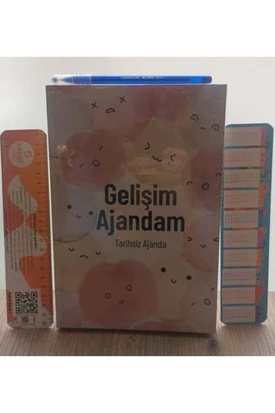 Nesil Yayınları Geleceğin Yıldızları Gelişim Ajandam Tarihsiz Ciltli Dışı Farklı İçi Aynı ve Sezgistore Ayraç+Kalem ürün görseli 1