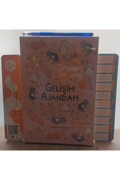Nesil Yayınları Geleceğin Yıldızları Gelişim Ajandam Tarihsiz Ciltli Dışı Farklı İçi Aynı ve Sezgistore Ayraç+Kalem ürün görseli 1