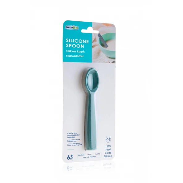 Babyjem Silikon Kaşık 759 Mint - Resim 7