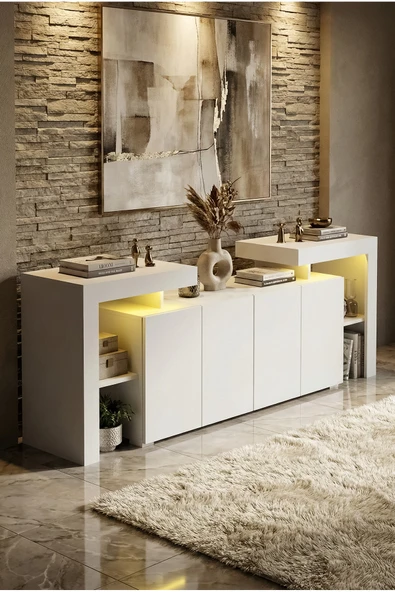 Platinreyon BURÇ LEDLİ KONSOL 200 CM - Resim 2