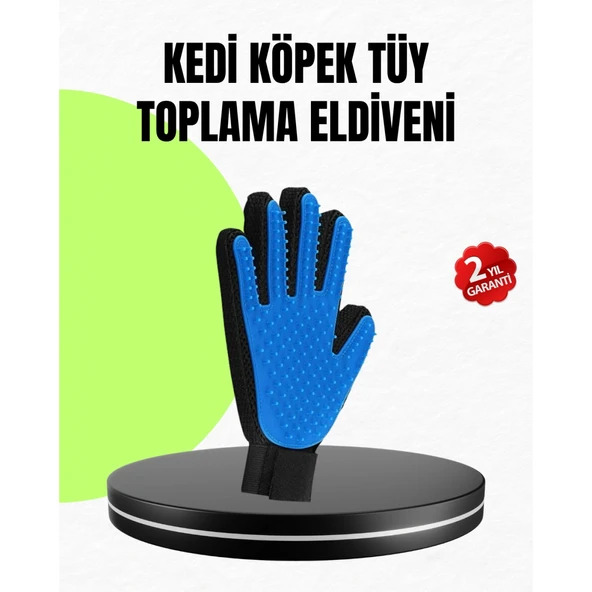 Evcil Hayvan Bakım Eldiveni – Masaj ve Tüy Toplama Özellikli Silikon Eldiven ürün görseli 1