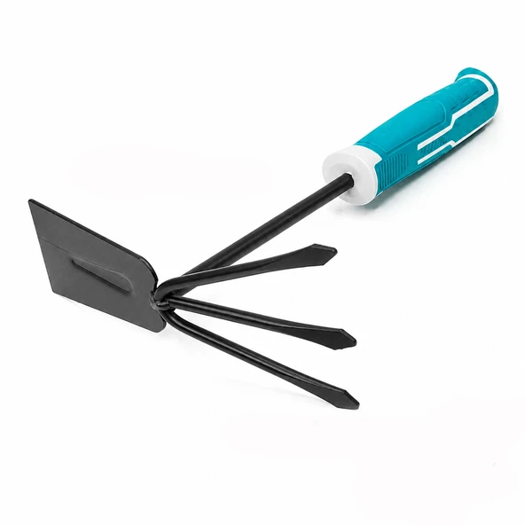 Hobi Bahçe Çapası 29 cm Toprak Kazma Çapalama El Aleti Metal Başlıklı Plasttik Saplı Mini El Çapası ürün görseli 1