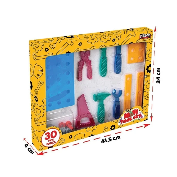 03 651 Mini Tamir Seti -Pilsan Oyuncak - Resim 3