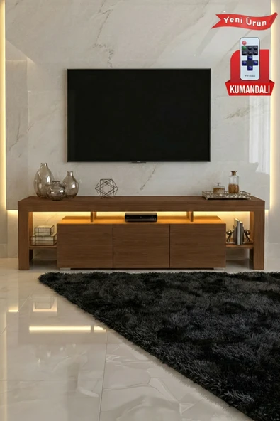Platinreyon KALE LEDLİ TV ÜNİTESİ 200 CM ürün görseli 1