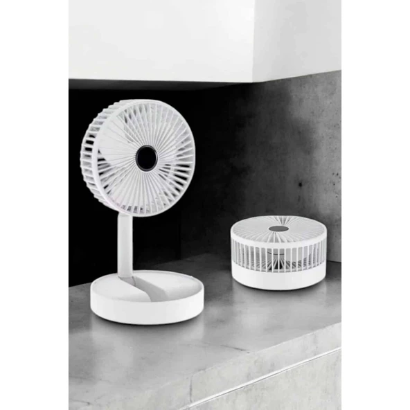Soğutucu Vantilatör Telefon Standlı Mini Fan - Resim 3