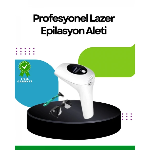 Hasuba IPL Lazer Epilasyon Cihazı HS-262 Kadın ve Erkek İçin ürün görseli 1
