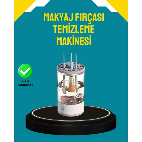 Sonik Teknoloji ile Derinlemesine Makyaj Fırçası Temizleyici ürün görseli 1