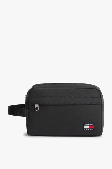 TJM ESS DAILY WASHBAG Erkek Siyah Çanta - AM0AM14474 ürün görseli 1