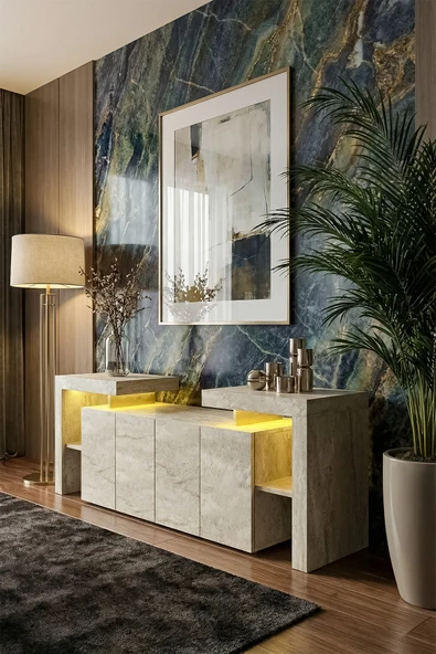 Platinreyon BURÇ LEDLİ KONSOL 200 CM - Resim 4