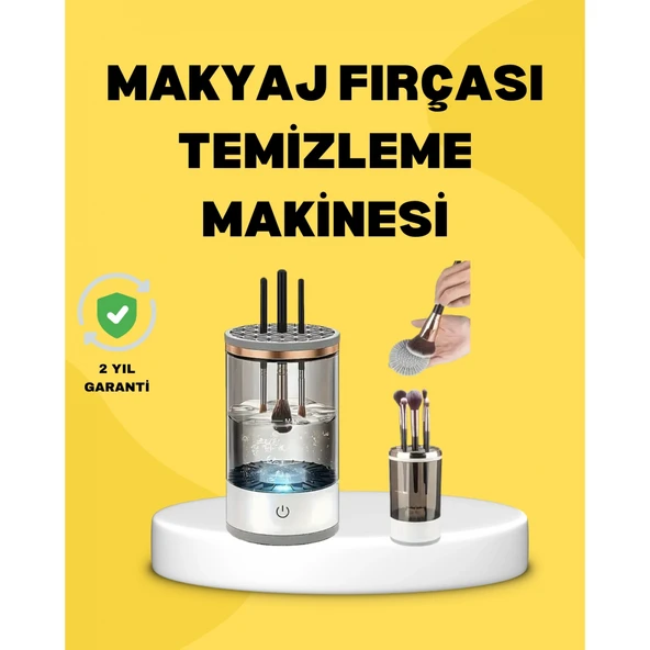 Tüm Boyutlara Uygun Otomatik Makyaj Fırçası Yıkama Cihazı ürün görseli 1