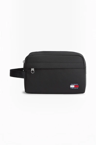 TJM ESS DAILY WASHBAG Erkek Siyah Çanta - AM0AM14474 ürün görseli 1