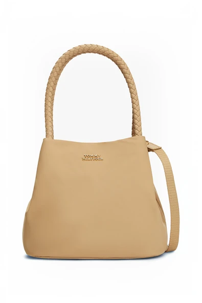 TH MARINA BUCKET NYLON Kadın Yeşil Çanta - AW0AW18831 ürün görseli 1