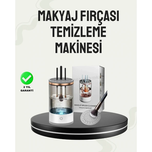 USB Şarjlı Kompakt Makyaj Fırçası Temizleme Makinesi ürün görseli 1