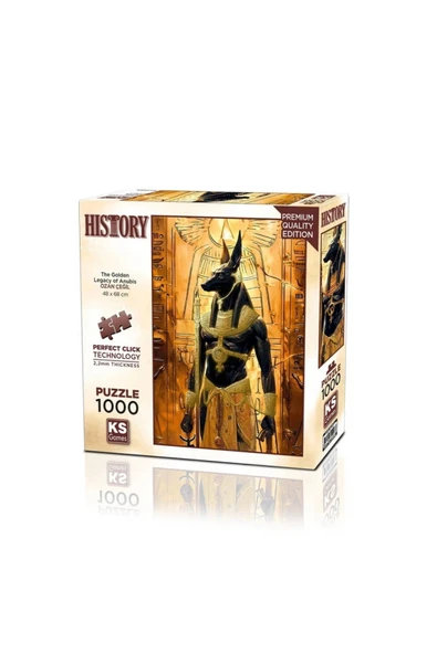 Ks Puzzle 20848 PUZZLE 1000 The Golden Legacy of Anubis ürün görseli 1