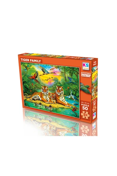 Ks Games Tiger Family 50 Parça ürün görseli 1