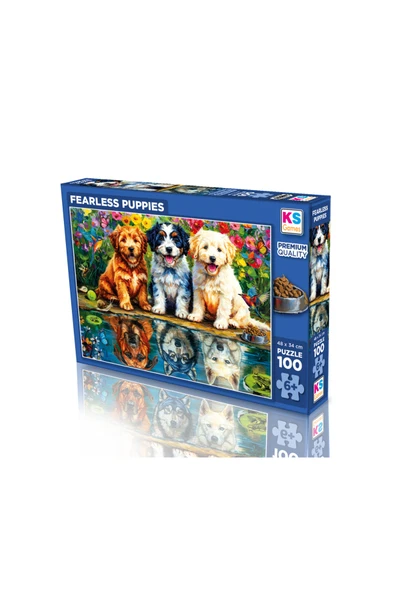 Ks Games Fearless Puppies 100 Parça ürün görseli 1