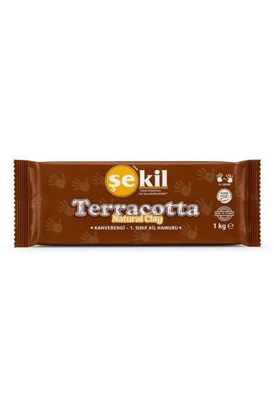 Şekil Seramik Hamuru 1000Gr Kahverengi ürün görseli 1