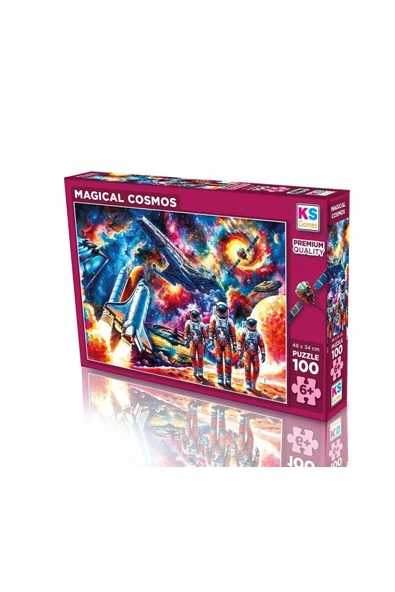 Ks Puzzle 31506 MAGICAL COSMOS 100 PARÇA PUZZLE ürün görseli 1