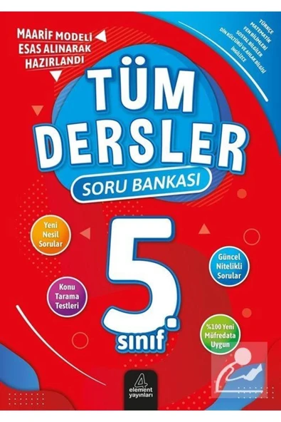 Element Yayınları 5. SINIF TÜM DERSLER SORU BANKASI / KAZANDIRAN GÜNCEL SORULAR ürün görseli 1