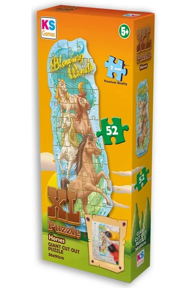 Ks Games 52 Parça XL Puzzle - Horses ürün görseli 1