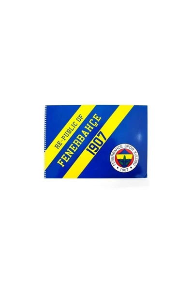 Fenerbahçe Tmn Spiralli Karton Kapak 24x34 Resim Defteri 15 Yp. 463633 ürün görseli 1
