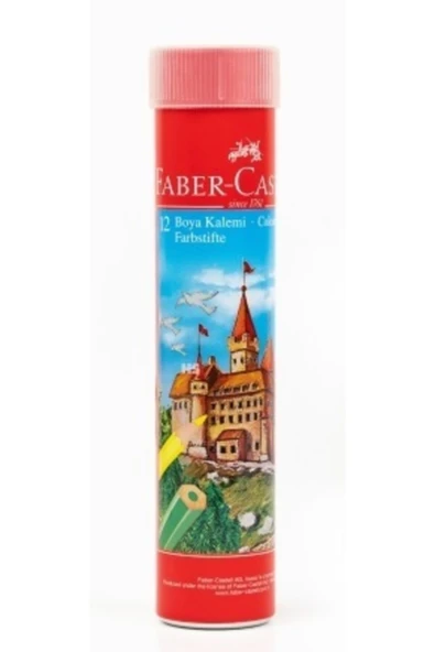 Faber Castell 12 Renk Tüp Kuru Boya ürün görseli 1