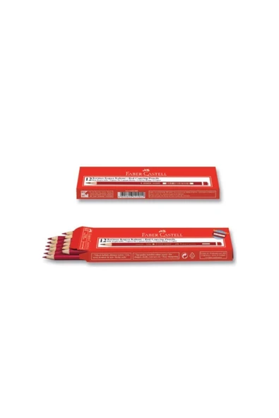 Faber Castell faber Kırmızı Kopya Kalemi 24 Adet ürün görseli 1