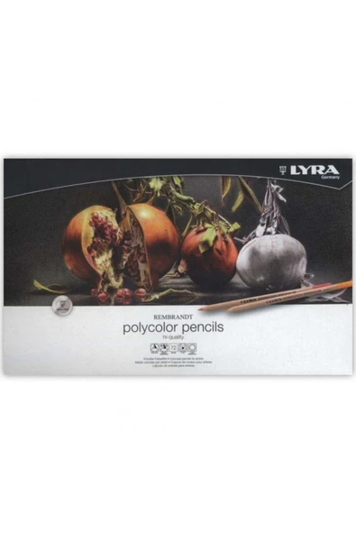 LYRA Rembrandt Polycolor Pencils Kuru Boya Kalemi 36'lı Set ürün görseli 1