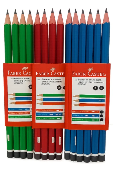 Faber Castell Faber-Castell Mercanlı 12'li Kurşun Kalem Seti ürün görseli 1
