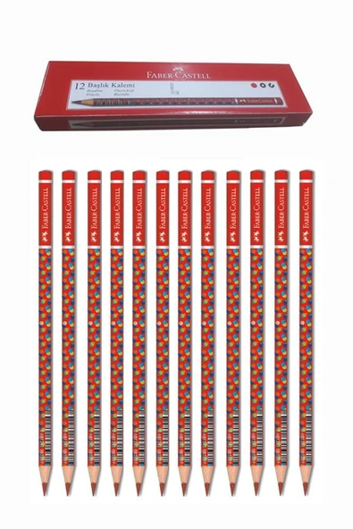 Faber Castell Kırmızı Başlık Kalemi Bubble 12 Adet Faber Kırmızı Başlık Kalemi ürün görseli 1