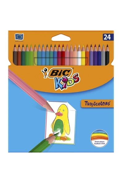 Bic Kids Tropicolors 24 Lü Kuru Boya ürün görseli 1