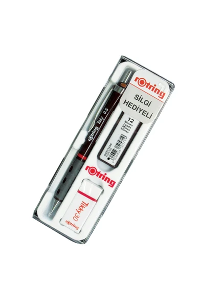Rotring Okul Seti Versatil+Min Silgi Hediyeli 0.7 MM Bordo RO-KK07-07 ürün görseli 1