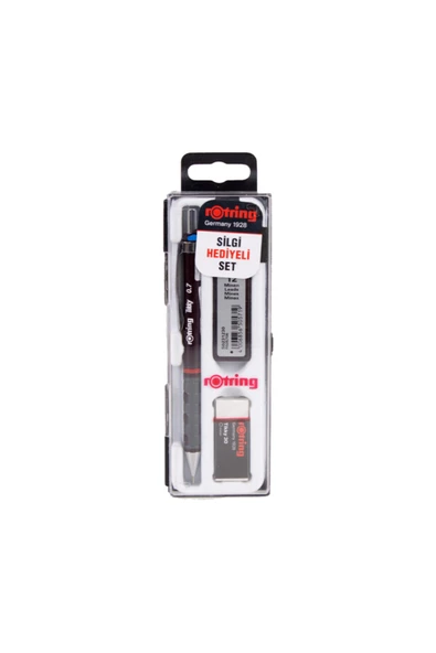 Rotring Tikky Bordo Versatil Kalem 0.7mm Silgi Uç Seti ürün görseli 1
