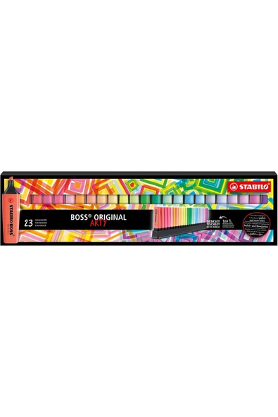 Stabilo Boss Original ARTY 23 Renk Masa Üstü Standlı Set /7023-01-5-20 ürün görseli 1