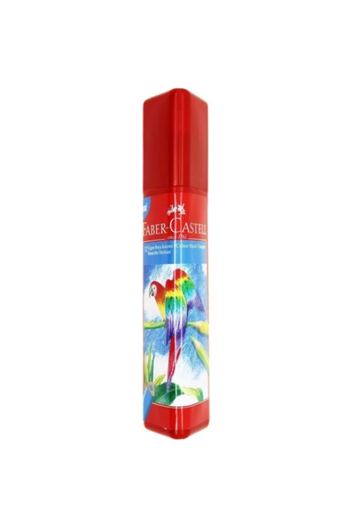 Faber Castell 12'li Üçgen Tam Boy Kuru Boya Kalemi ürün görseli 1