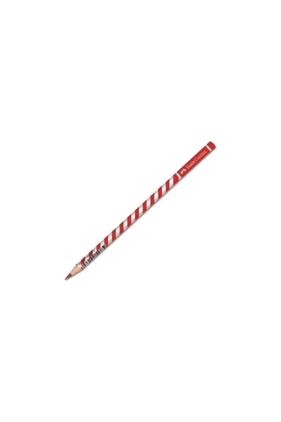 Faber Castell Faber-Castell Kurşun Kalem Başlık Candyroll Kırmızı 1131490011 (12 Li Paket) ürün görseli 1