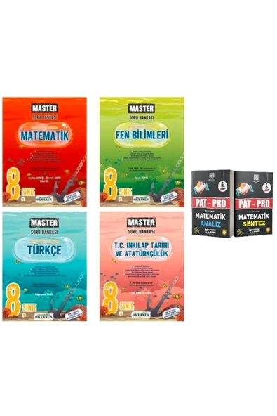Okyanus Yayınları 8. Sınıf Matematik+türkçe+fen Bilimleri+inkılap Tarihi Soru Bankası Seti Ve Pat-pro Matematik S.b. ürün görseli 1