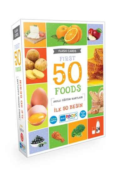 Blue Focus Ilk 50 Besin (fırst 50 Foods) - Flash Cards ürün görseli 1