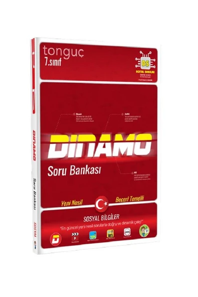 Tonguç Yayınları Tonguç 7. Sınıf Dinamo Sosyal Bilgiler Yeni Nesil Soru Bankası ürün görseli 1