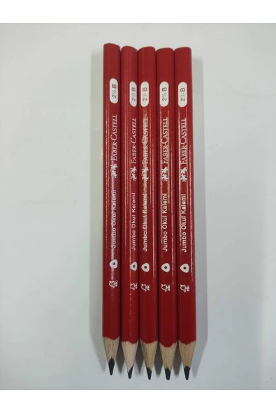 Faber Castell Faber-castel 5'li Jumbo Kurşun Kalem(2,5 B Ilk Kalemim) ürün görseli 1